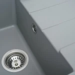 Гранітна мийка для кухні Platinum 6550 INTENSO матова Сірий мусон
