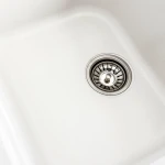 Гранітна мийка для кухні Platinum 7950 Equatoria матова Білосніжна