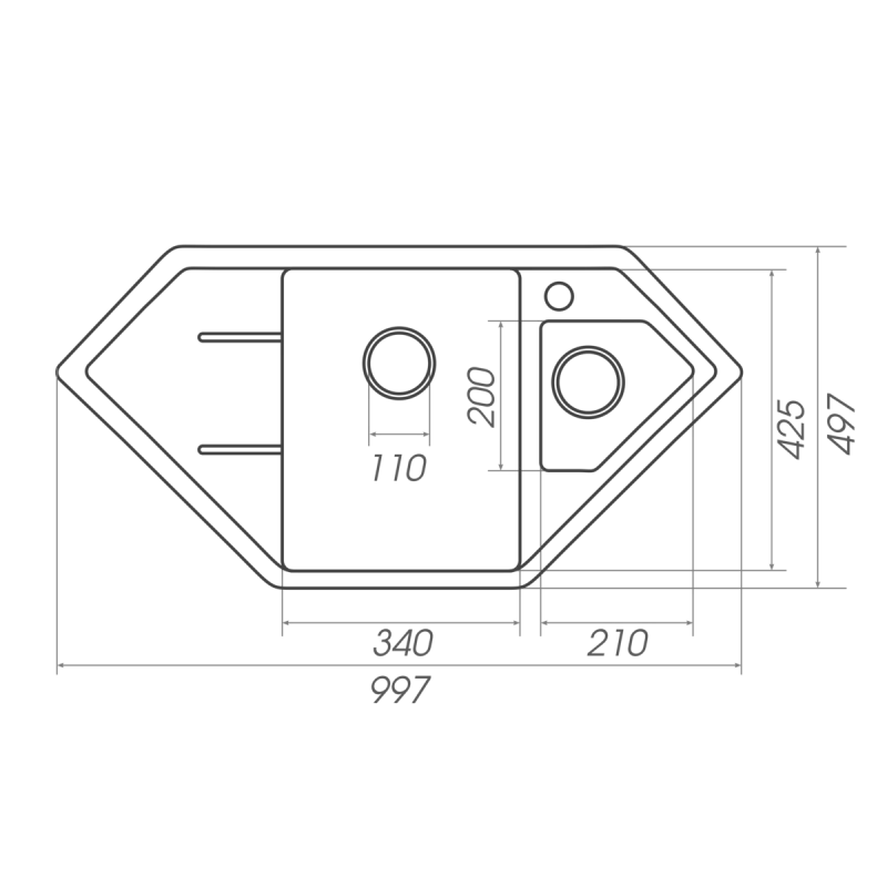 Тройник Ekoplastik 20х3/4" ЗЗ STKE02025X