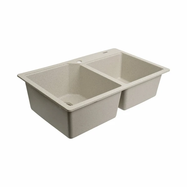 Гранітна мийка для кухні Platinum 7850 HARMONY матова Топаз