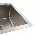 Мийка Platinum Handmade отвори ,квадратний сифон PLATINUM 78×50B R нержавійка (два 3.0/1.0)