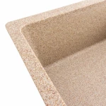 Гранітна мийка для кухні Platinum 7850 ROMA матова (карамель)