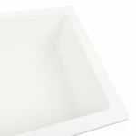 Гранітна мийка для кухні Platinum 7945 Paruana матова Білосніжна