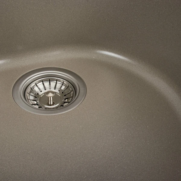 Гранітна мийка для кухні Platinum 510 LUNA матова Титан