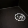 Гранітна мийка для кухні Platinum Темна скеля PLATINUM 6550 LOTOS матова