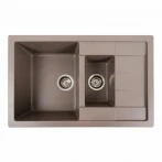 Гранітна мийка для кухні Platinum PLATINUM 7850W TOSKANA матова Дюна