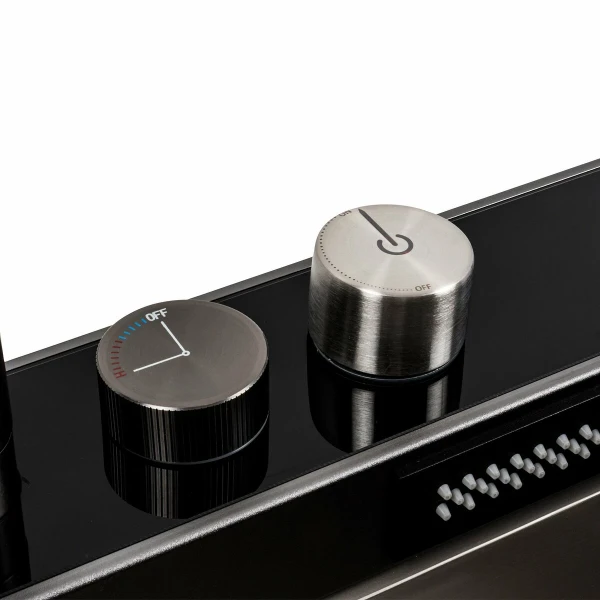 Кухонна мийка сіра Platinum Handmade "ВОДОСПАД" PLATINUM 75×46D PVD