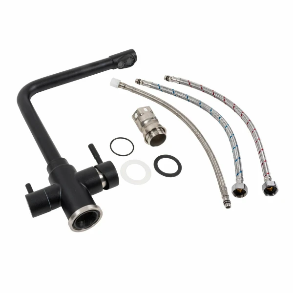 Змішувач під фільтр Platinum KT 8201 (8626) Чорний матовий