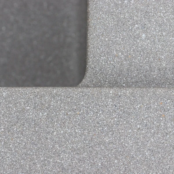 Кухонна мийка гранітна матова 7050 CASCADA Platinum Сірий мусон