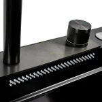 Кухонна мийка чорна Platinum Handmade "Водоспад" PLATINUM PVD CM 75×46A