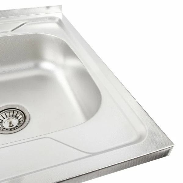Кухонна мийка нержавіючої сталі Valeso ДЕКОР VALESO 6060 R з (0,7/160 мм)