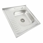 Кухонна мийка нержавіючої сталі Valeso ДЕКОР VALESO 6060 R з (0,7/160 мм)