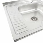 Кухонна мийка нержавіючої сталі Valeso ДЕКОР VALESO 6060 R з (0,7/160 мм)