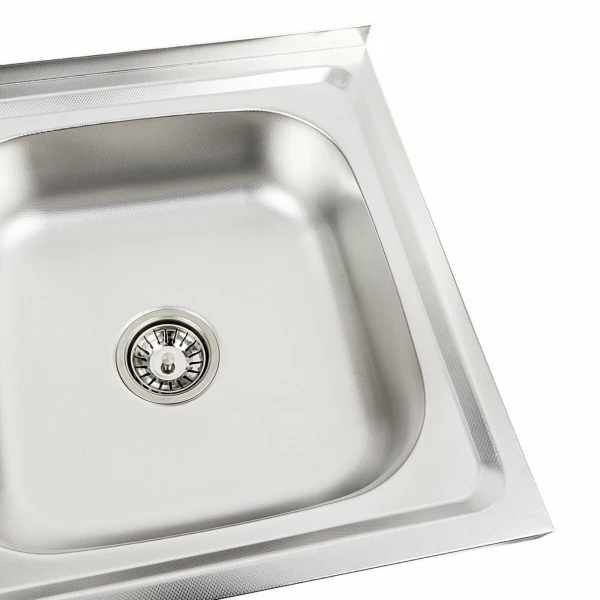 Кухонна мийка нержавіючої сталі Valeso ДЕКОР VALESO 8050 R з (0,7/160 мм)