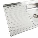 Кухонна мийка нержавіючої сталі Valeso ДЕКОР VALESO 8050 R з (0,7/160 мм)