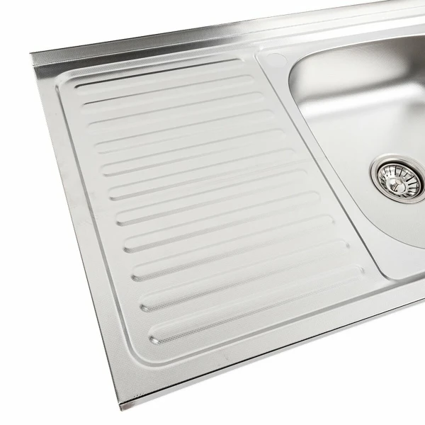 Кухонна мийка нержавіючої сталі Valeso ДЕКОР VALESO 8050 R з (0,7/160 мм)