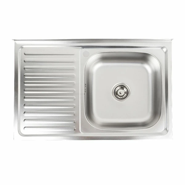 Кухонна мийка нержавіючої сталі Valeso ДЕКОР VALESO 8050 R з (0,7/160 мм)
