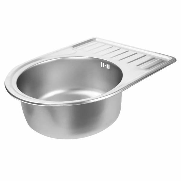 Кухонна мийка з нержавіючої сталі Valeso САТИН 5844 0,8/180 мм)