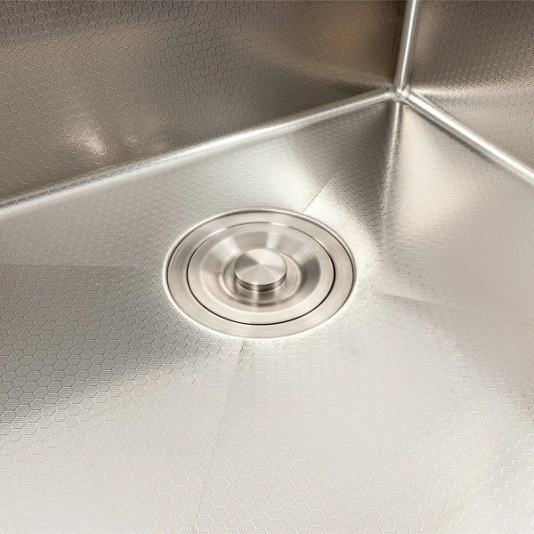 Кухонна мийка 50*50 нержавійка DECOR Valeso Handmade (сифон круглий, 3,0/0,8)
