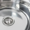 Кухонна мийка з нержавіючої сталі VALESO ПОЛІРОВКА 490 (0,6/170 мм)