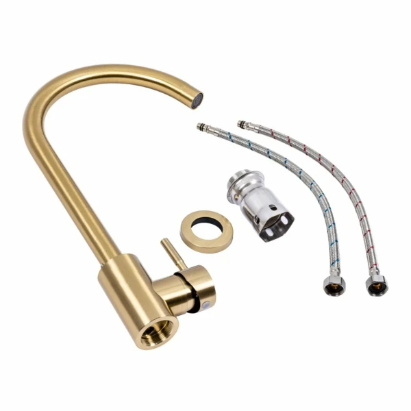 Кухонний змішувач VALESO JW449 PVD золотий