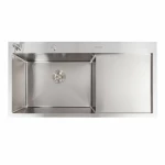 Кухонна мийка нержавійка CM 100*50 L VALESO Handmade (3.0/0.8)