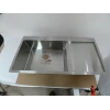 Кухонна мийка Handmade VALESO CM 100×50 L нержавійка (3.0/0.8)