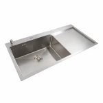 Кухонна мийка нержавійка CM 100*50 L VALESO Handmade (3.0/0.8)