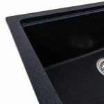 Кухонна мийка гранітна матова 7545 NIKA VALESO Карбон