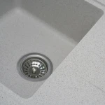 Гранітна мийка для кухні VALESO 6243 LIANA матова Топаз