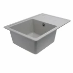 Гранітна мийка для кухні VALESO 6243 LIANA матова Топаз