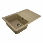 Гранітна мийка для кухні VALESO 7850 VERONA матова Карамель