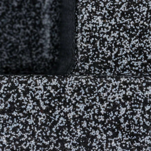 Гранітна мийка для кухні VALESO 6550 LOTOS матовий Графіт