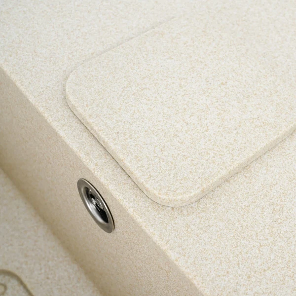 Гранітна мийка для кухні VALESO 7850 CUBE матова Сафарі