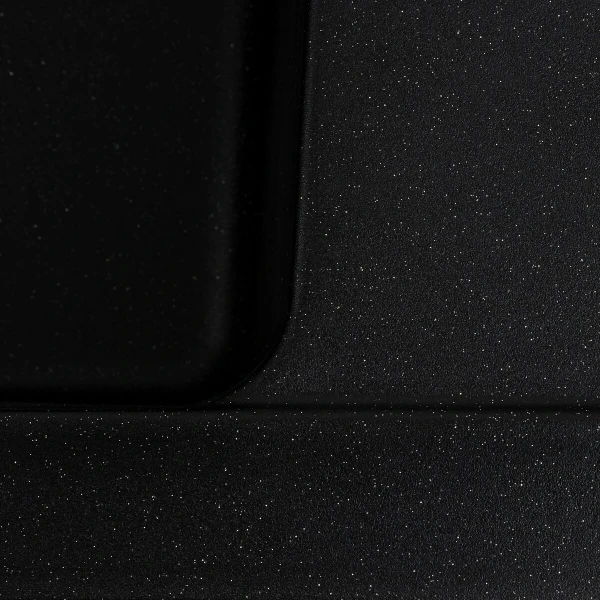 Гранітна мийка для кухні VALESO 6250 ZIRKONE матовий Чорний металік