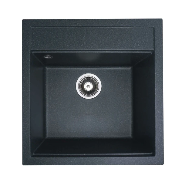 Гранітна мийка для кухні VALESO 5149 FIESTA матова Антрацит