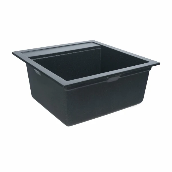 Гранітна мийка для кухні VALESO 5149 FIESTA матова Антрацит