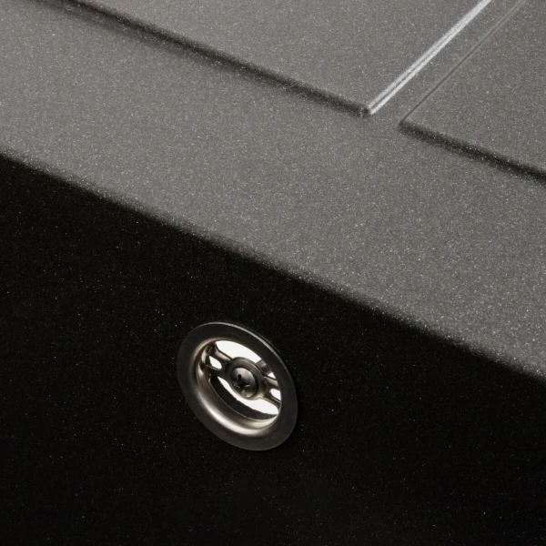 Гранітна мийка для кухні VALESO 7950 Selena матовий Моріон