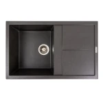 Гранітна мийка для кухні VALESO 7950 Selena матовий Моріон