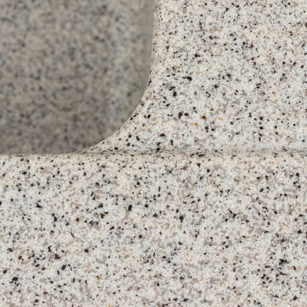 Гранітна мийка для кухні VALESO 7850 ROMA матова (сіра)