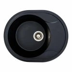 Гранітна мийка для кухні VALESO 5847 ONYX матова (чорна)