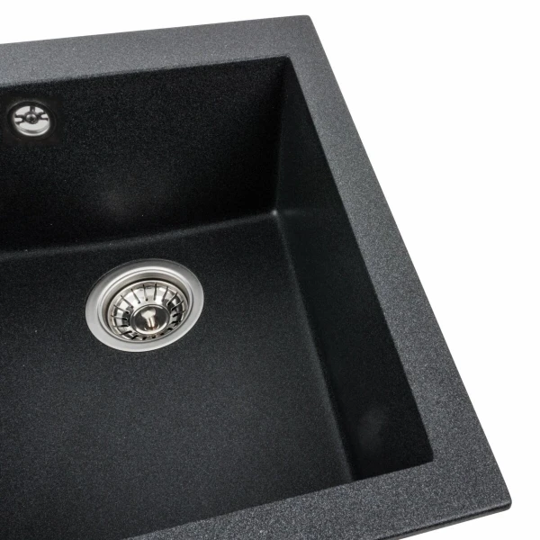 Гранітна мийка для кухні VALESO 4150 SOKIL матовий Карбон