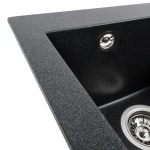 Гранітна мийка для кухні VALESO 4150 SOKIL матовий Карбон