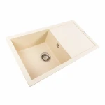 Гранітна мийка для кухні VALESO 7843 SOLID матовий Пісок