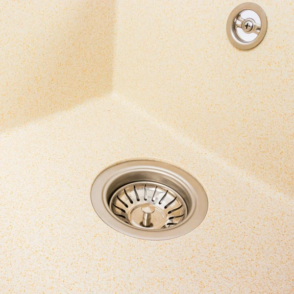 Гранітна мийка для кухні VALESO 7843 SOLID матовий Пісок