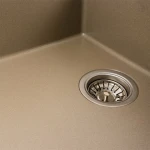 Гранітна мийка для кухні VALESO 8650 DIAMOND матовий Титан