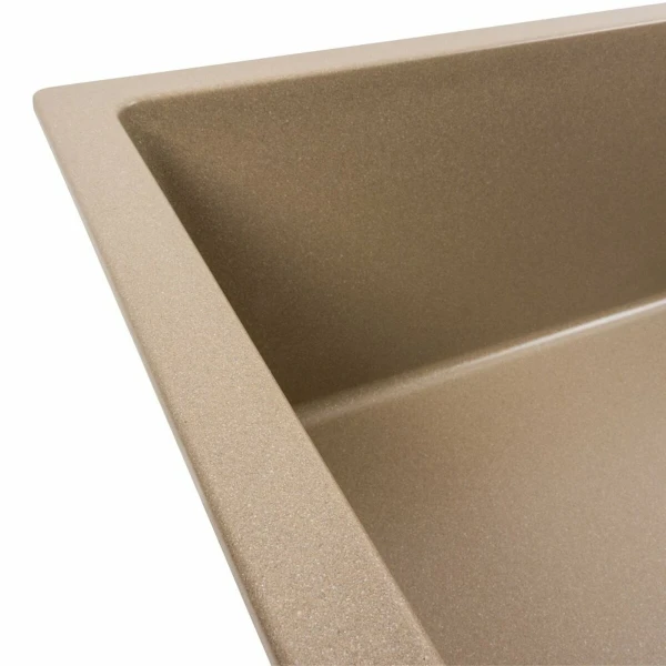 Гранітна мийка для кухні VALESO 8650 DIAMOND матовий Титан