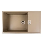 Гранітна мийка для кухні VALESO 8650 DIAMOND матовий Титан