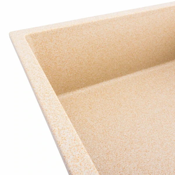 Гранітна мийка для кухні VALESO 8650 DIAMOND матова (сафарі)