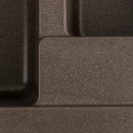 Гранітна мийка для кухні VALESO 7850W TOSKANA матова Темна скеля